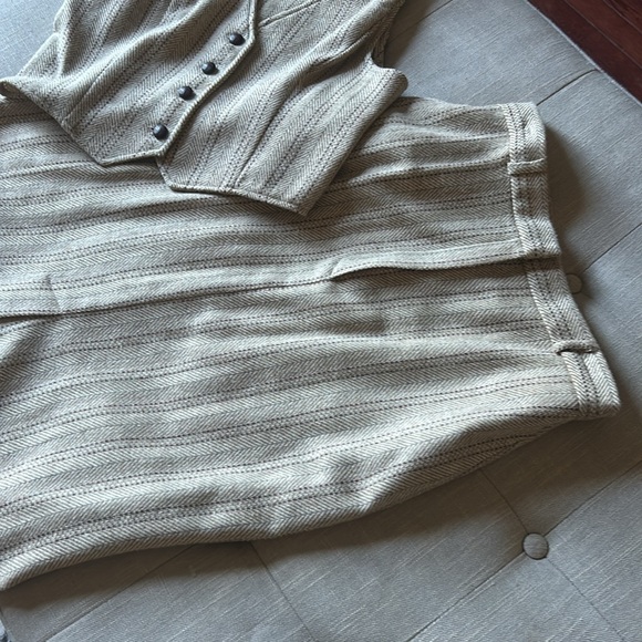 MJ Concepts in Sportswear Vintage Wool Blend Vest Skirt Set Size 13 - Picture 3 of 11